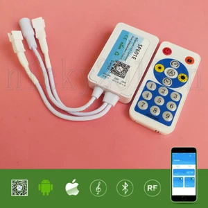 SP601E Music Bluetooth App Controller RF Remote Dual Signal for WS2811 WS2812 - Picture 1 of 9
