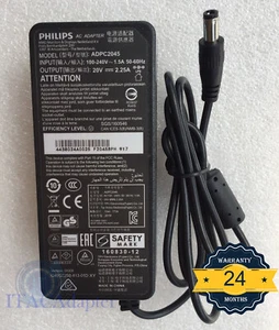 Nowy oryginalny monitor LCD OEM Philips 222B9T ADPC2045 45W 20V 2.25A AC/DC Adapter - Zdjęcie 1 z 4