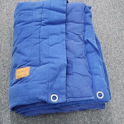 EDREDÓN DOBLE VINTAGE TOMMY HILFIGER AZUL. Usado usado, pocas manchas Foto 1 de 4