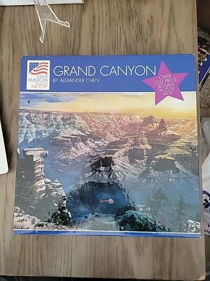 Rompecabezas Grand Canyon de Alexander Chen 550 piezas gran rompecabezas americano 18" X 24" Foto 1 de 2