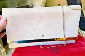 BOLSO DE MANO CH CAROLINA HERRERA CON SOLAPA DE SUADE GRANULADO / BANDOLERA - Imagen 1 de 8