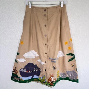 Vintage Arche Noah Rock Damen 14 Tiere Lehrer Bibel Kunst zum Tragen Handarbeit - Bild 1 von 16