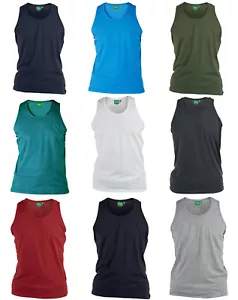 Chaleco muscular DUKE gimnasio culturismo vacaciones entrenamiento top algodón para hombre M-2XL - Imagen 1 de 10