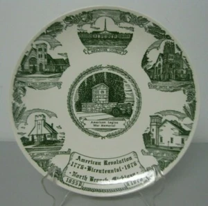 Kettlesprings Kilns American Revolution Bicentennial MI Collectors Plate - Picture 1 of 7