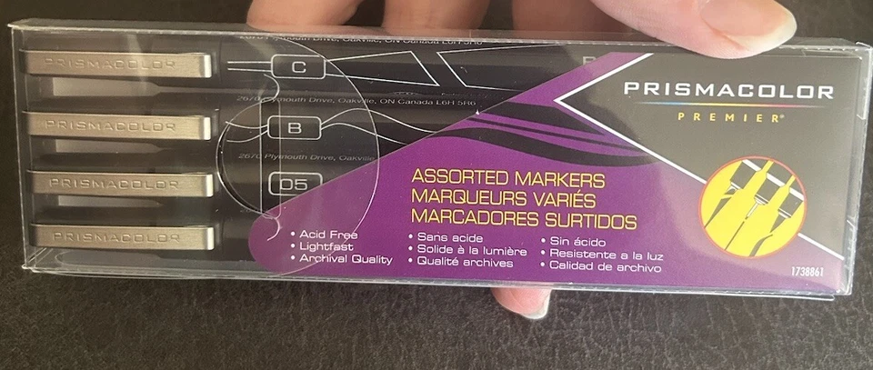 Marcadores Prismacolor nuevos 4 anchos Foto 1 de 3