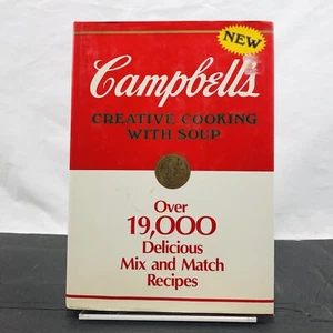 Vtg 1987 Campbell's Creative Cooking with Soup Hardcover cookbook - Picture 1 of 20