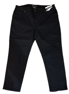 Lee Rider's Damen Slim Fit Midrise Skinny Schwarz Capri Größe 18 - Bild 1 von 8