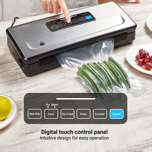 Food Vacuum Sealer Dry Moisture Machine Storage Fresh Kitchen Sous Vide Bag Roll - Picture 1 of 9