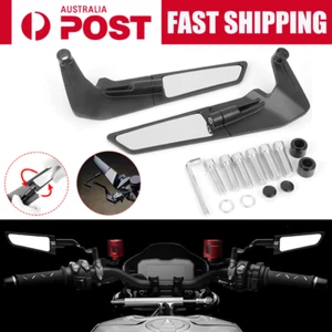 Adjustable Rearview Wind Side Mirrors Fit For Honda CB650R CB1000R CB750 Hornet - Picture 1 of 16