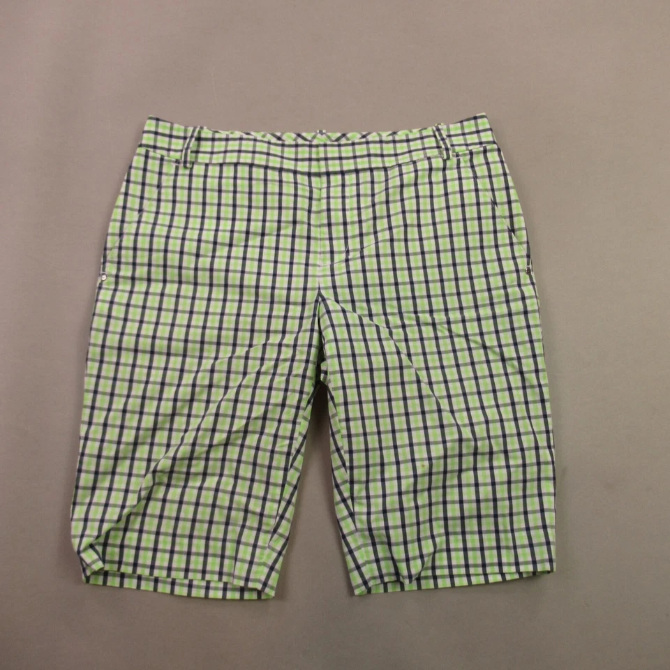 Pantalones Cortos Polo Ralph Lauren Para Mujer 2 Ligeros Aire Libre Chino Cuadros Foto 1 de 4