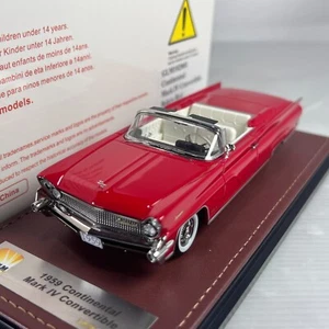 1/43 GLM Continental Mark IV Open roof Bolero Red GLM102801 - Picture 1 of 2