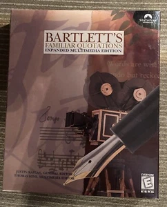 Bartletts's Familiar Quotations CD-ROM Expanded Multimedia Edition Mac 1995 - Afbeelding 1 van 2