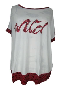 Sheego Damen T-Shirt kurzarm Shirt Weiß Schriftzug Übergröße Sommer Basic Jersey - Bild 1 von 8