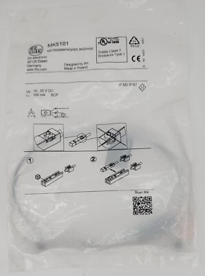 IFM MK5101 EFECTOR MKT3028BBPKG/G/0,3M/ZH/AS/ MKT3028BBPKGG03MZHASMK5101 - Image 1 of 2