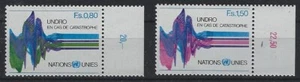 v5662 UNO-Genf MiNr 81/82 ** m.Rand, unter Nominale - Bild 1 von 1