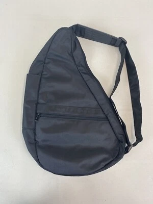 Bolso Mochila Bolso Bandolera Nailon Negro Ameribag Saludable Trasero Foto 1 de 4