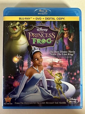 The Princess and the Frog (Blu-ray+DVD+Digital, 2010) 3-Disc Combo) - Image 1 of 4