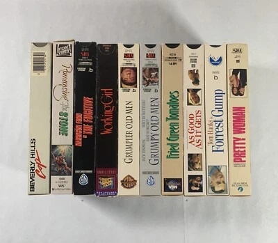 VHS Lot of 10 80s 90s Action Comedy Adventure  Harrison Ford Eddie Murphy Hanks - Image 1 of 4