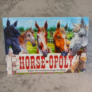 Horse-Opoly Pony Equine Ranch Farm Monopoly Board Game Sealed USA Equestrian - Picture 1 of 12