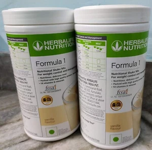 Herblife Nutrition Formula 1 Healthy Meal Vanilla Shake -Pack of 2 Free Ship - Picture 1 of 3