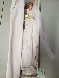 Duck House Heirloom Porcelain Doll  Blanche  15" w box NIB free standing - Picture 1 of 3