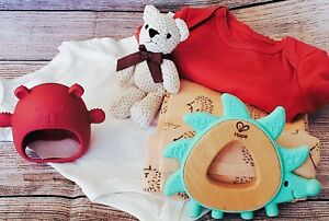 Baby's First Gift Basket!  Baby bodysuits, NB & 3 mos!  Baby Shower, Baby Gift