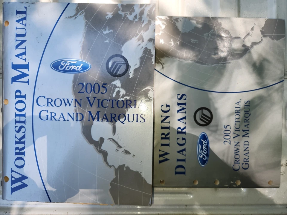 Ford Crown Victoria Mercury Grand Marquis 2005 manual de servicio y diagrama de cableado Foto 1 de 1
