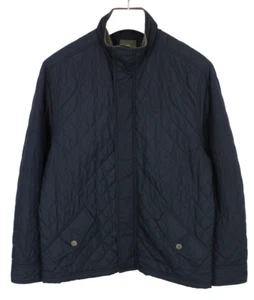 TIMBERLAND Waterproof Jacket Men's LARGE Full Zip High Neck Padded Quilted - Picture 1 of 8
