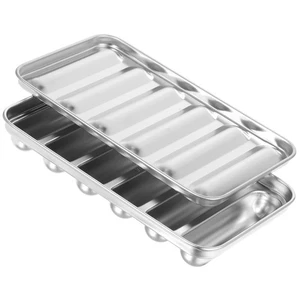 1 Pz Stampo per Prosciutto Casa in Acciaio Inox Stampo per Integratori Alimentari Hot Dog (Casuale - Foto 1 di 12