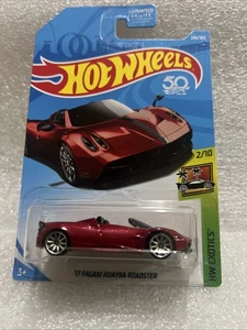 Neu 2018 Hot Wheels '17 Pagani Huayra Roadster! Maßstab 1/64 #E5 - Bild 1 von 4