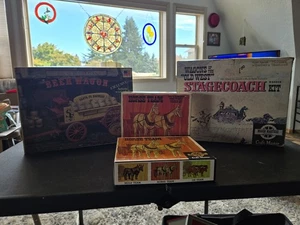 Vintage Craft Master Wagons of the Old West Wooden Kits Lot Of 4 - Picture 1 of 9