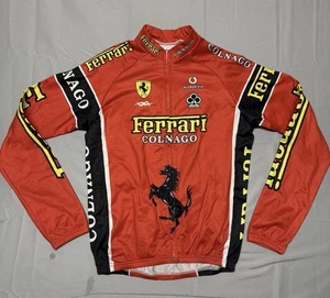 🔥RAR Colnago Ferrari Winter Radsport LS Trikot Shirt 3 Pocket Tour Frankreich TdF - Bild 1 von 12