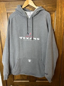Vintage Y2K Reebok Houston Texans Hoodie Mens 2XL Pullover NFL Heavy Duty - Picture 1 of 6