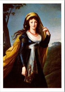 Postal THERESE CONDESS KINSKY por Elizabeth Vigee-Lebrun ARTE 4x6 - Imagen 1 de 2