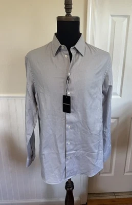 Camisa con botones Emporio Armani para hombre talla XL Foto 1 de 4