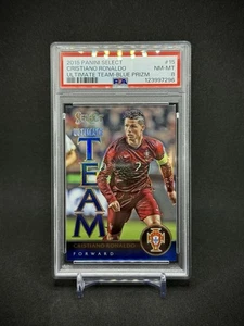 Cristiano Ronaldo 2015 Panini Select Ultimate Team Blue Prizm /299 PSA Portugal - Picture 1 of 3