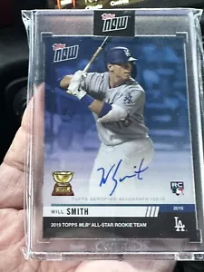 Topps Now # RC-1B Will Smith 2019 automático radiocontrol Copa de novatos Dodgers/49 azul - Imagen 1 de 2