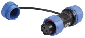 PRO ELEC - Circular Threaded Connector Socket, 2-Pole, 5-8mm, IP68 - Picture 1 of 1