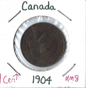 Moneda Canadá 1 céntimo 1904 KM8 - Imagen 1 de 3