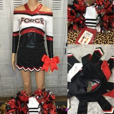 Real Cheerleading Uniform   Set Adult Sm Force