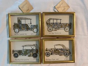 4 Original L Kersh Signed Horological Clock Part Collages Rolls Royce Group - Picture 1 of 10