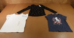 Girls Size 8 Cat & Jack White Old Navy Black Halloween Blue Unicorn Tees NWT - Picture 1 of 11