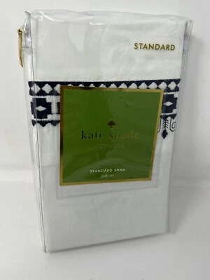 NEW Kate Spade Standard Sham Folk art Pillow Cover Case cotton  21x27 - Imagem 1 de 3