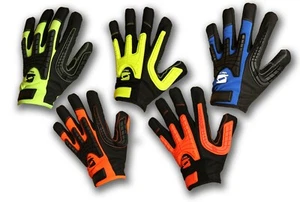 Mechanics Work Gloves Performance Motorcycle Bike TPR Impact Protector Grip - Picture 1 of 7
