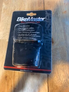 NEW BikeMaster motorcycle DUAL-SOCKET USB CHARGER cigarette lighter plug-in - Bild 1 von 6