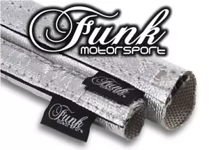 Silver Heat easy fit Heat Sleeving 50mm (Dia.) X 0.5m Length by Funk Motorsport - Picture 1 of 7