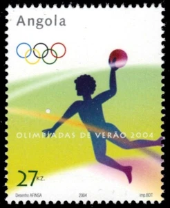 ANGOLA 1265 - Athens Olympics "European Handball" (pb70760) - Picture 1 of 1