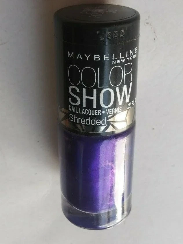 Maybelline Color Show Nail Polish Shredded 30 Purple Possibilities