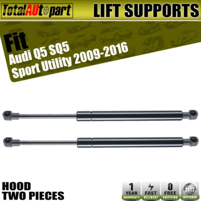 2 piezas soportes de elevación amortiguador puntales para Audi Q5 2009-2017 SQ5 2014-2017 capó delantero Foto 1 de 4