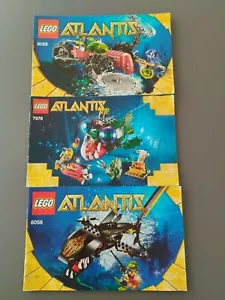 Lego instrucciones de construcción Atlantis 8059 / 8058 / 7978 - Imagen 1 de 2